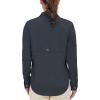 imageLittle Donkey Andy Womens UPF 50 UV Protection Shirt Breathable Long Sleeve Fishing Hiking Shirt AirHoles TechBlack Heathersoft