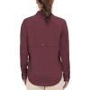 imageLittle Donkey Andy Womens UPF 50 UV Protection Shirt Breathable Long Sleeve Fishing Hiking Shirt AirHoles TechDark Red Heather