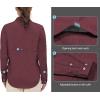 imageLittle Donkey Andy Womens UPF 50 UV Protection Shirt Breathable Long Sleeve Fishing Hiking Shirt AirHoles TechDark Red Heather