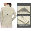 imageLittle Donkey Andy Womens UPF 50 UV Protection Shirt Breathable Long Sleeve Fishing Hiking Shirt AirHoles TechLight Khaki Heather