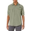 imageLittle Donkey Andy Mens UPF 50 UV Protection Shirt Short Sleeve Fishing Shirt Breathable and Fast DryTea