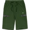 imageLittle Donkey Andy Mens UltraStretch Quick Dry Lightweight Bermuda Shorts Drawstring Zipper Pocket Hiking Travel GolfDark Green