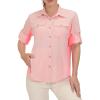 imageLittle Donkey Andy Womens Stretch Quick Dry UPF50 Long Sleeve Shirt for Hiking Travel CampingA Pinkpanels