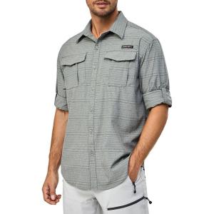imageLittle Donkey Andy Mens UPF 50 UV Protection Shirt Short Sleeve Fishing Shirt Breathable and Fast DryGreen Bay