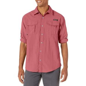 imageLittle Donkey Andy Mens UPF 50 UV Protection Shirt Short Sleeve Fishing Shirt Breathable and Fast DryWatermelon