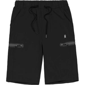 imageLittle Donkey Andy Mens UltraStretch Quick Dry Lightweight Bermuda Shorts Drawstring Zipper Pocket Hiking Travel GolfBlack