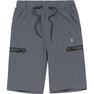 imageLittle Donkey Andy Mens UltraStretch Quick Dry Lightweight Bermuda Shorts Drawstring Zipper Pocket Hiking Travel GolfGray