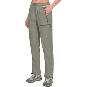 imageLittle Donkey Andy Womens Lightweight Quick Dry Cargo Hiking Pants UPF 50 Stretch Travel Casual TrousersA05 Sage