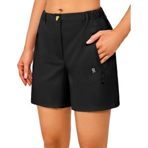 imageLittle Donkey Andy Womens Quick Dry Lightweight Stretch Shorts Outdoor Short Active Hiking GolfC Black