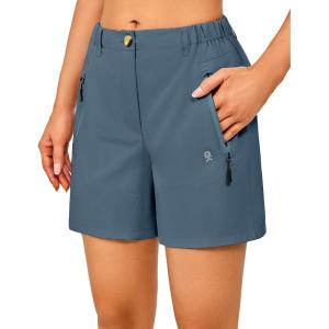 imageLittle Donkey Andy Womens Quick Dry Lightweight Stretch Shorts Outdoor Short Active Hiking GolfC Slate