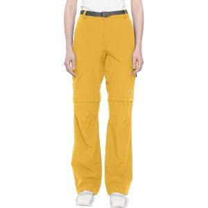 imageLittle Donkey Andy Womens Stretch Convertible Pants ZipOff Quick Dry Hiking PantsUpgrade Yellow