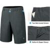 imageLittle Donkey Andy 12 Inch Inseam Golf Shorts for Men Bermuda Quick Dry Elastic Waist Shorts for Hiking Travel CasualA1 Black