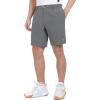 imageLittle Donkey Andy Mens Bermuda 9 Inch Lightweight Quick Dry Stretch Shorts Golf Hiking TravelCarbon Heather