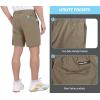 imageLittle Donkey Andy Mens Bermuda 9 Inch Lightweight Quick Dry Stretch Shorts Golf Hiking TravelOtter