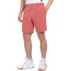 imageLittle Donkey Andy Mens Bermuda 9 Inch Lightweight Quick Dry Stretch Shorts Golf Hiking TravelSpiced Coral Heather