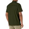 imageLittle Donkey Andy Mens Lightweight Short Sleeve Shirt Quick Dry Stretch Shirt for Hiking Travel UPF50Upgraded Army Green