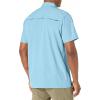 imageLittle Donkey Andy Mens Lightweight Short Sleeve Shirt Quick Dry Stretch Shirt for Hiking Travel UPF50Upgraded Blue