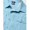 imageLittle Donkey Andy Mens Lightweight Short Sleeve Shirt Quick Dry Stretch Shirt for Hiking Travel UPF50Upgraded Blue
