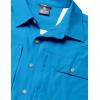 imageLittle Donkey Andy Mens Lightweight Short Sleeve Shirt Quick Dry Stretch Shirt for Hiking Travel UPF50Upgraded Diva Blue