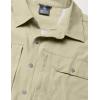 imageLittle Donkey Andy Mens Lightweight Short Sleeve Shirt Quick Dry Stretch Shirt for Hiking Travel UPF50Upgraded Khaki