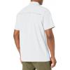 imageLittle Donkey Andy Mens Lightweight Short Sleeve Shirt Quick Dry Stretch Shirt for Hiking Travel UPF50Upgraded White