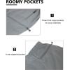 imageLittle Donkey Andy Mens Quick Dry 34 Pants Lightweight Capri Shorts Hiking Fishing Travel Casual1 Gray