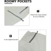 imageLittle Donkey Andy Mens Quick Dry 34 Pants Lightweight Capri Shorts Hiking Fishing Travel Casual2 Khaki