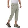 imageLittle Donkey Andy Mens Quick Dry 34 Pants Lightweight Capri Shorts Hiking Fishing Travel Casual2 Khaki