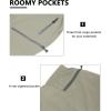 imageLittle Donkey Andy Mens Quick Dry 34 Pants Lightweight Capri Shorts Hiking Fishing Travel Casual4 Sage