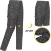 imageLittle Donkey Andy Mens Stretch Convertible Pants ZipOff QuickDry Hiking Pants UV Protection LightweightOne ZipOff Camo Black