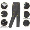 imageLittle Donkey Andy Mens Stretch Convertible Pants ZipOff QuickDry Hiking Pants UV Protection LightweightOne ZipOff Camo Black