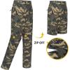 imageLittle Donkey Andy Mens Stretch Convertible Pants ZipOff QuickDry Hiking Pants UV Protection LightweightOne ZipOff Camo Green