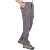 imageLittle Donkey Andy Mens Stretch Convertible Pants ZipOff QuickDry Hiking Pants UV Protection LightweightOne ZipOff Gray