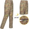 imageLittle Donkey Andy Mens Stretch Convertible Pants ZipOff QuickDry Hiking Pants UV Protection LightweightOne Zipoff Camo Khaki
