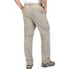 imageLittle Donkey Andy Mens Stretch Convertible Pants ZipOff QuickDry Hiking Pants UV Protection LightweightOne Zipoff Khaki