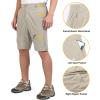 imageLittle Donkey Andy Mens Stretch Convertible Pants ZipOff QuickDry Hiking Pants UV Protection LightweightOne Zipoff Khaki