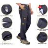 imageLittle Donkey Andy Mens Stretch Convertible Pants ZipOff QuickDry Hiking Pants UV Protection LightweightOne Zipoff Navy Blue