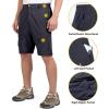 imageLittle Donkey Andy Mens Stretch Convertible Pants ZipOff QuickDry Hiking Pants UV Protection LightweightOne Zipoff Navy Blue