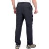 imageLittle Donkey Andy Mens Stretch Convertible Pants ZipOff QuickDry Hiking Pants UV Protection LightweightOne Zipoff Navy Blue