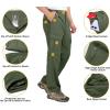 imageLittle Donkey Andy Mens Stretch Convertible Pants ZipOff QuickDry Hiking Pants UV Protection LightweightOne Zipoff Sage