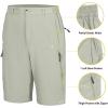 imageLittle Donkey Andy Mens Stretch Convertible Pants ZipOff QuickDry Hiking Pants UV Protection LightweightTwo Zipoffkhaki