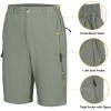 imageLittle Donkey Andy Mens Stretch Convertible Pants ZipOff QuickDry Hiking Pants UV Protection LightweightTwo Zipoffolive
