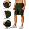 imageLittle Donkey Andy Mens Stretch Quick Dry Cargo Shorts for Hiking Camping TravelArmy Green