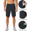 imageLittle Donkey Andy Mens Stretch Quick Dry Cargo Shorts for Hiking Camping TravelBlack Heather