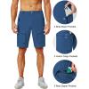 imageLittle Donkey Andy Mens Stretch Quick Dry Cargo Shorts for Hiking Camping TravelBlue Heather