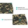 imageLittle Donkey Andy Mens Stretch Quick Dry Cargo Shorts for Hiking Camping TravelDark Green Camo