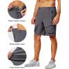 imageLittle Donkey Andy Mens Stretch Quick Dry Cargo Shorts for Hiking Camping TravelGrey
