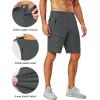 imageLittle Donkey Andy Mens Stretch Quick Dry Cargo Shorts for Hiking Camping TravelGrey Heather
