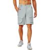 imageLittle Donkey Andy Mens Stretch Quick Dry Cargo Shorts for Hiking Camping TravelLight Gray