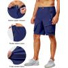 imageLittle Donkey Andy Mens Stretch Quick Dry Cargo Shorts for Hiking Camping TravelNavy